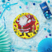 Kerstpapier, Borden voor kerstmis, Santa, Elf Papieren Bordje (Feest)