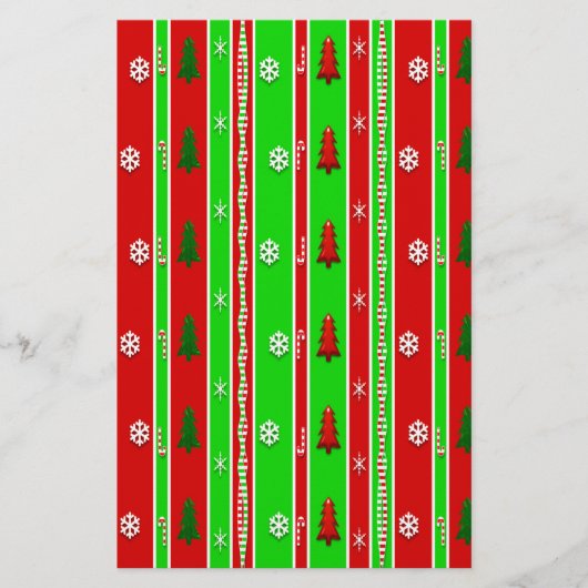 kerstpapier briefpapier (Voorkant)