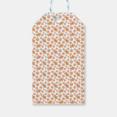 kerstpapier cadeaulabel (Voorkant)