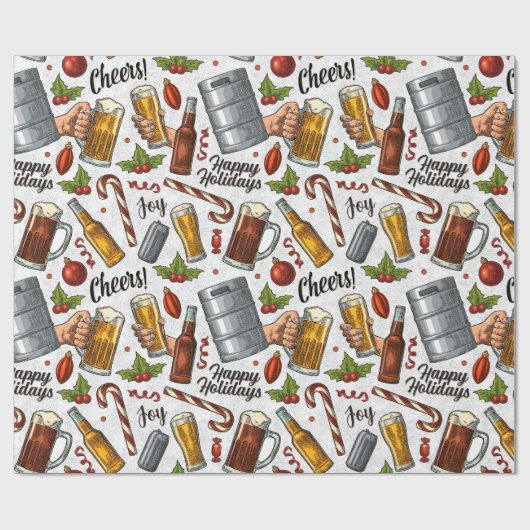 kerstpapier cadeaupapier (Vlak)