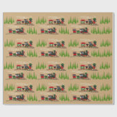 kerstpapier cadeaupapier (Vlak)