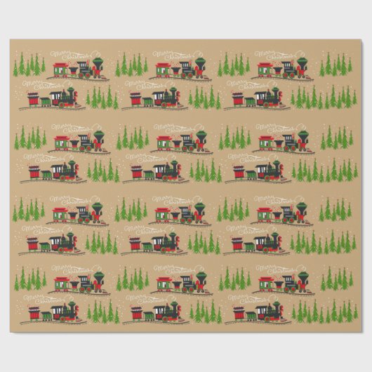 kerstpapier cadeaupapier (Vlak)