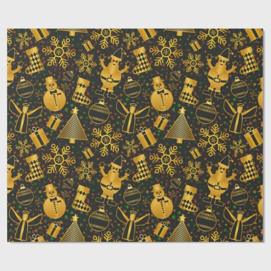 kerstpapier cadeaupapier (Vlak)