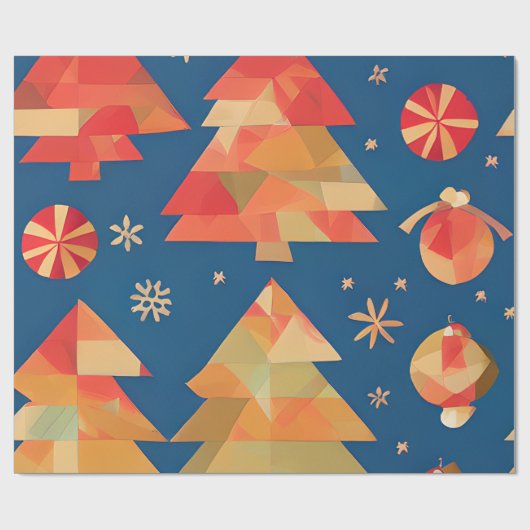 kerstpapier cadeaupapier (Vlak)