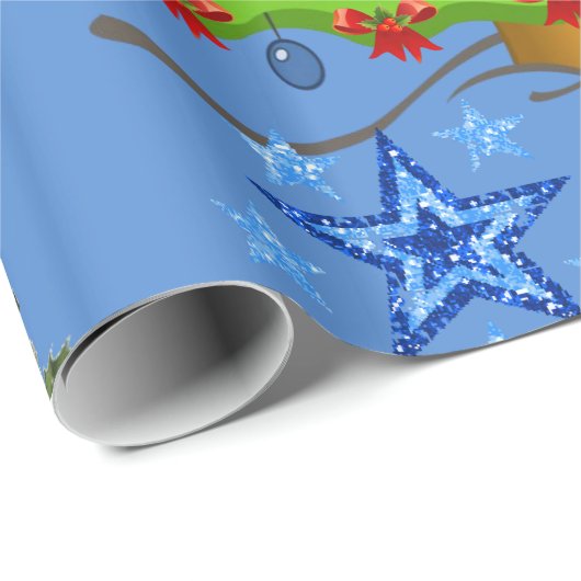 kerstpapier cadeaupapier (Rol Hoek)