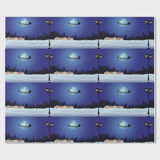 kerstpapier cadeaupapier (Vlak)