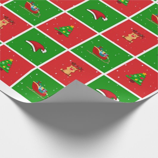 kerstpapier cadeaupapier (Hoek)