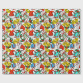 kerstpapier cadeaupapier (Vlak)