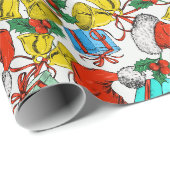 kerstpapier cadeaupapier (Rol Hoek)