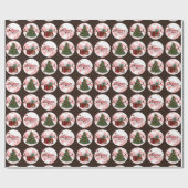 kerstpapier cadeaupapier (Vlak)