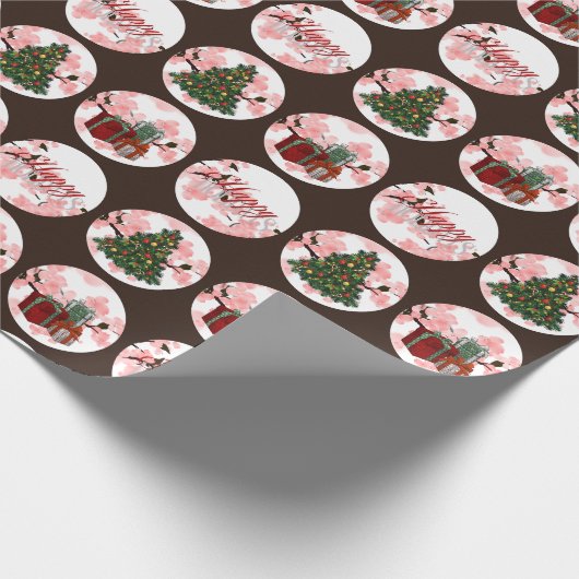 kerstpapier cadeaupapier (Hoek)