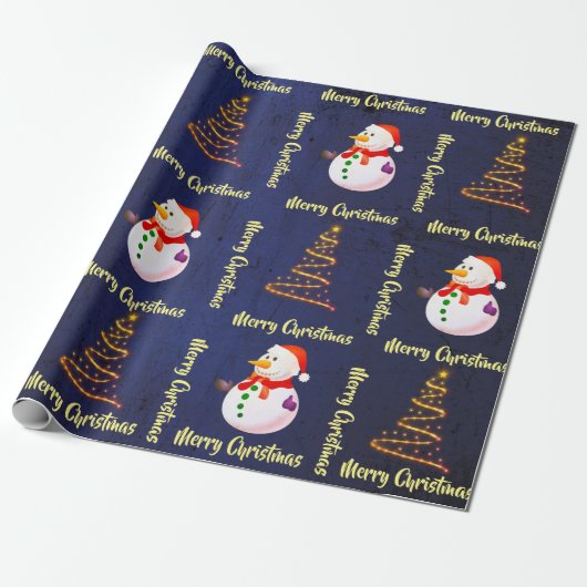 kerstpapier cadeaupapier (Uitgerold)