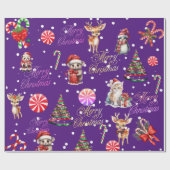 kerstpapier cadeaupapier (Vlak)