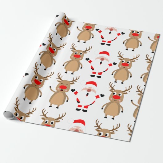 kerstpapier cadeaupapier (Uitgerold)