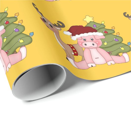 kerstpapier cadeaupapier (Rol Hoek)