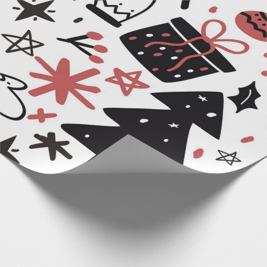 kerstpapier cadeaupapier (Hoek)