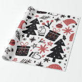 kerstpapier cadeaupapier (Uitgerold)
