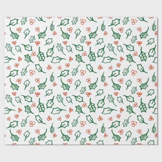 kerstpapier cadeaupapier (Vlak)