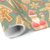 kerstpapier cadeaupapier (Rol Hoek)