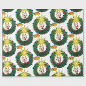 kerstpapier cadeaupapier (Vlak)