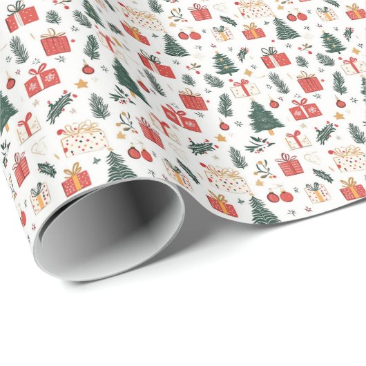 kerstpapier cadeaupapier (Rol Hoek)