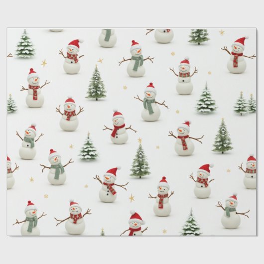 kerstpapier cadeaupapier (Vlak)