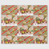 kerstpapier cadeaupapier (Vlak)