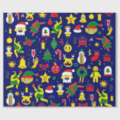 kerstpapier cadeaupapier (Vlak)