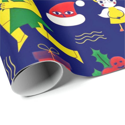 kerstpapier cadeaupapier (Rol Hoek)