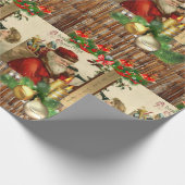 kerstpapier  cadeaupapier (Hoek)