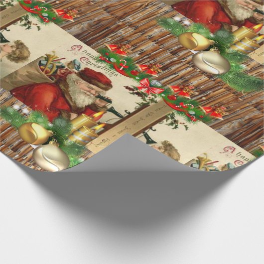 kerstpapier  cadeaupapier (Hoek)