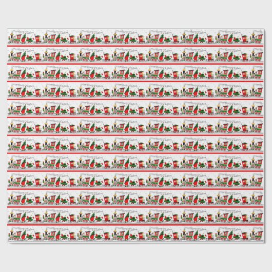 kerstpapier cadeaupapier (Vlak)