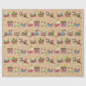 kerstpapier cadeaupapier (Vlak)