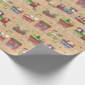 kerstpapier cadeaupapier (Hoek)