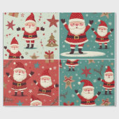 kerstpapier cadeaupapier (Vlak)