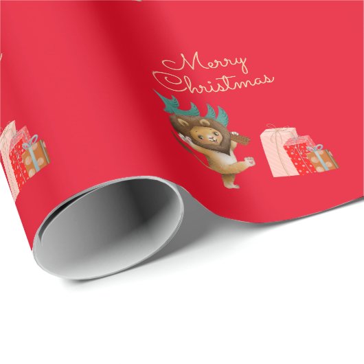 kerstpapier cadeaupapier (Rol Hoek)