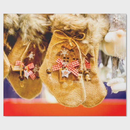 kerstpapier cadeaupapier (Vlak)