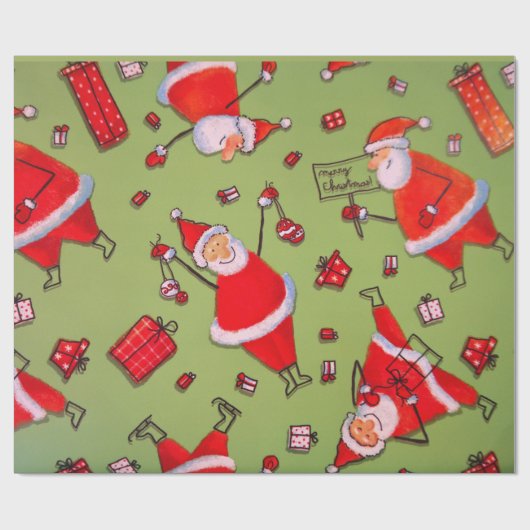 kerstpapier cadeaupapier (Vlak)