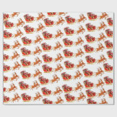 kerstpapier cadeaupapier (Vlak)