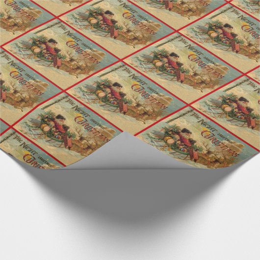  kerstpapier cadeaupapier (Hoek)