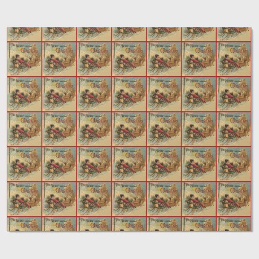 kerstpapier cadeaupapier (Vlak)