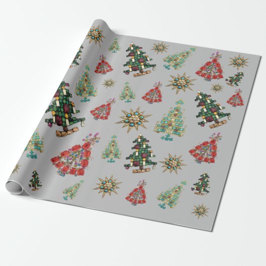 kerstpapier cadeaupapier (Uitgerold)