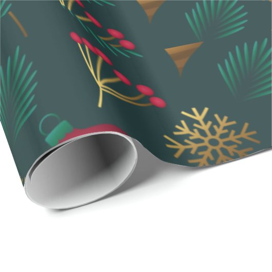 kerstpapier cadeaupapier (Rol Hoek)