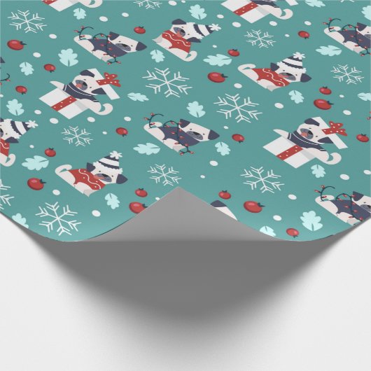 kerstpapier cadeaupapier (Hoek)