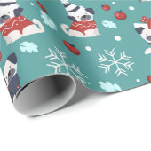 kerstpapier cadeaupapier (Rol Hoek)