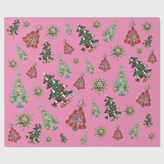 kerstpapier cadeaupapier (Vlak)