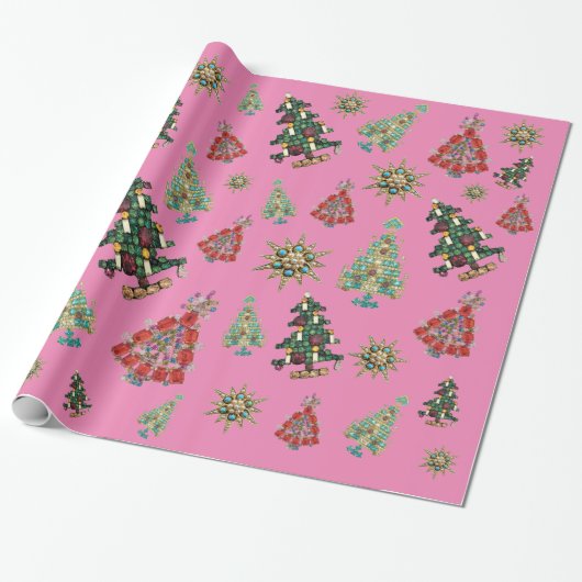 kerstpapier cadeaupapier (Uitgerold)