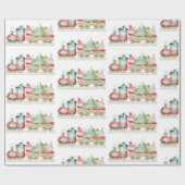 kerstpapier cadeaupapier (Vlak)