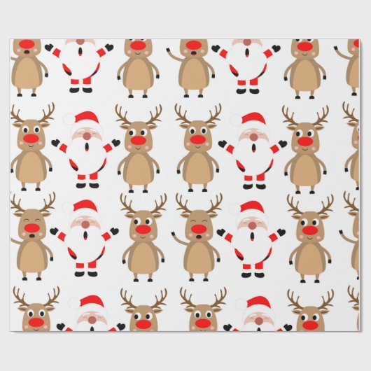 kerstpapier cadeaupapier (Vlak)