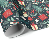 kerstpapier cadeaupapier (Rol Hoek)